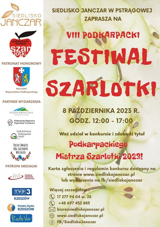 VIII Podkarpacki Festiwal Szarlotki 2023 !