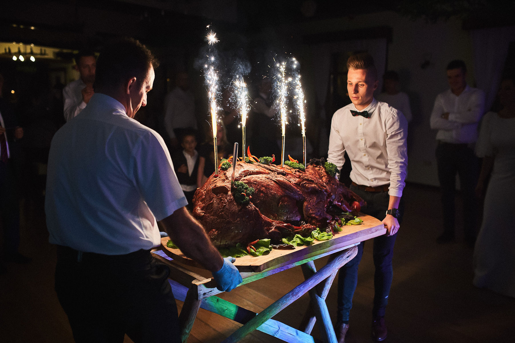 Pieczone prosię z wybornym farszem Pieczone prosię z wybornym farszem